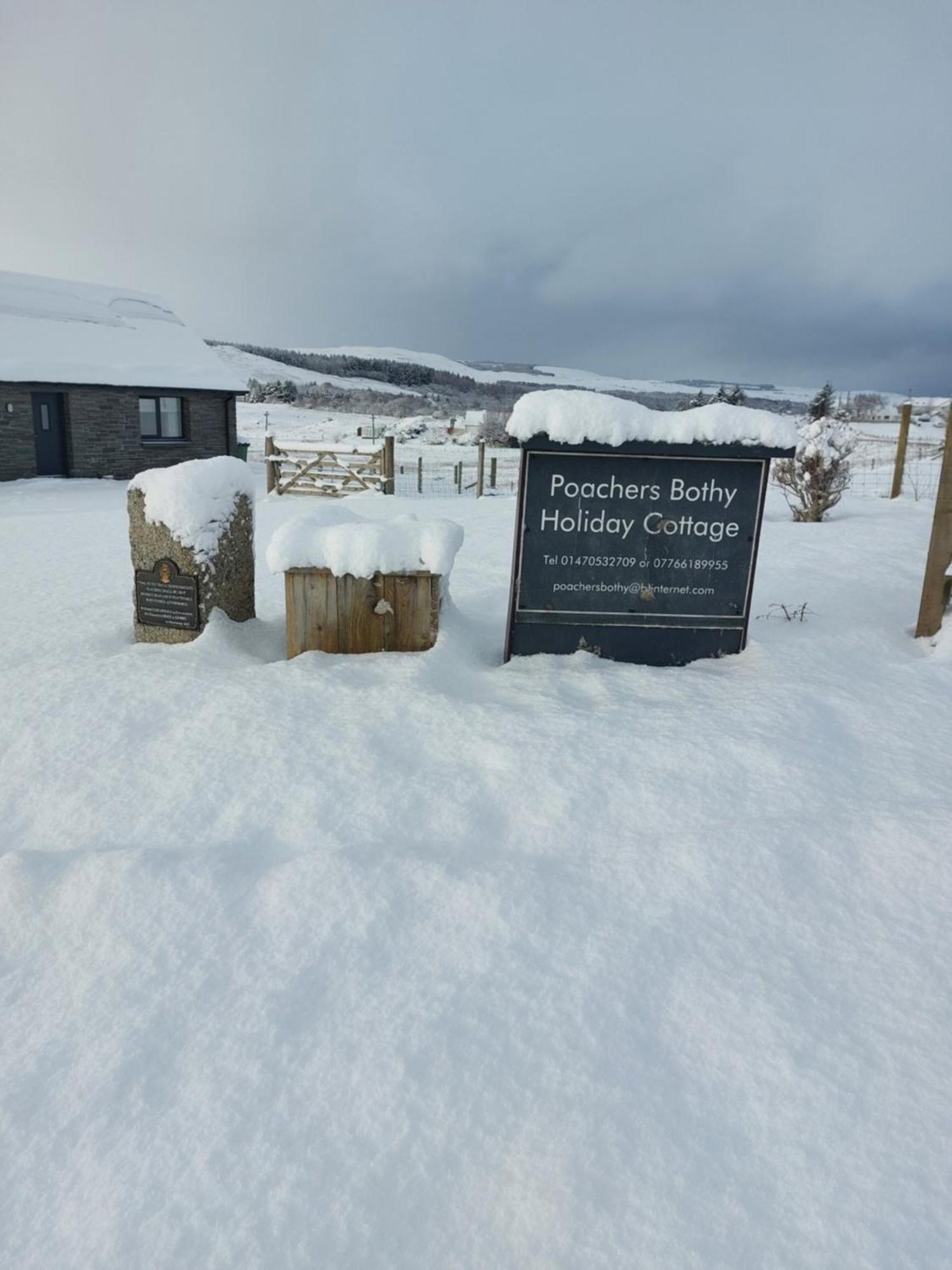 Vila Poachers Bothy Skeabost Exteriér fotografie